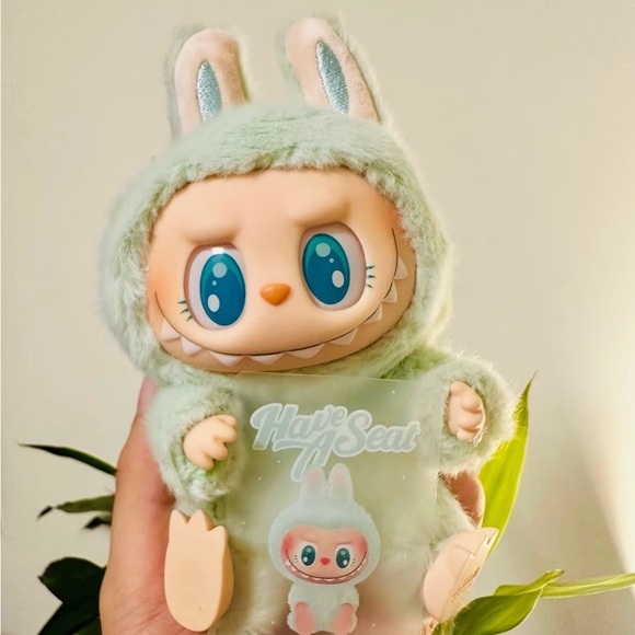 AUTHENTIC NEW Pop Mart LABUBU Have a Seat Vinyl Plush - QUQU (SEALED BOX) - Picture 7 of 7